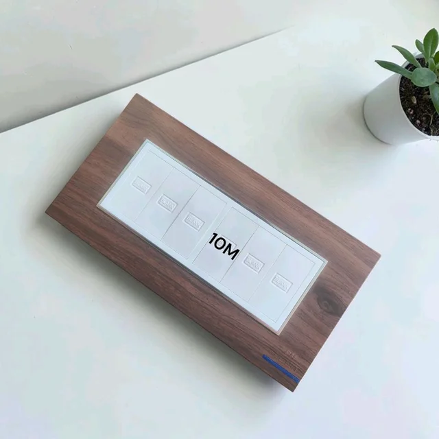 STATUS SMART WOOD 10 MODULAR COVER PLATE ( ITALIAN )