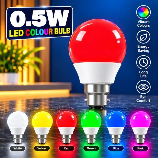 POLYCAB 0.5 LED BULB - Pink