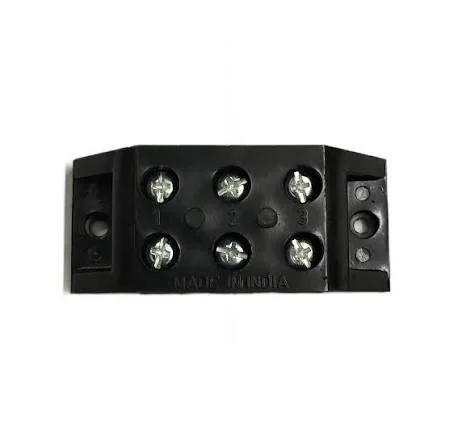 60 A. 3 WAY BLACK CONECTOR