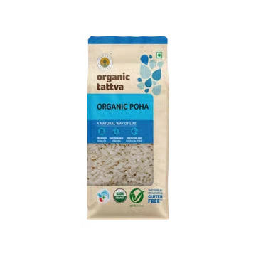 Organic Thick Poha (Flattened Rice)