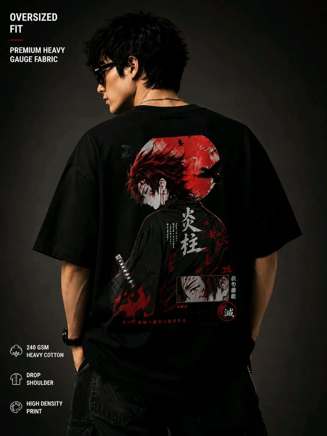 Flame Hashira T Shirt - XL