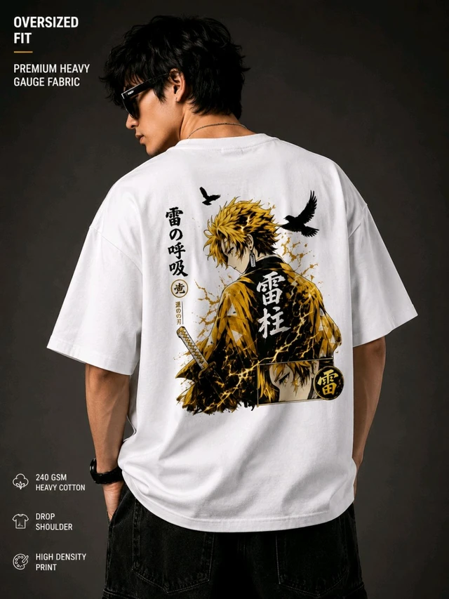 Zenitsu Print T-shirt - S