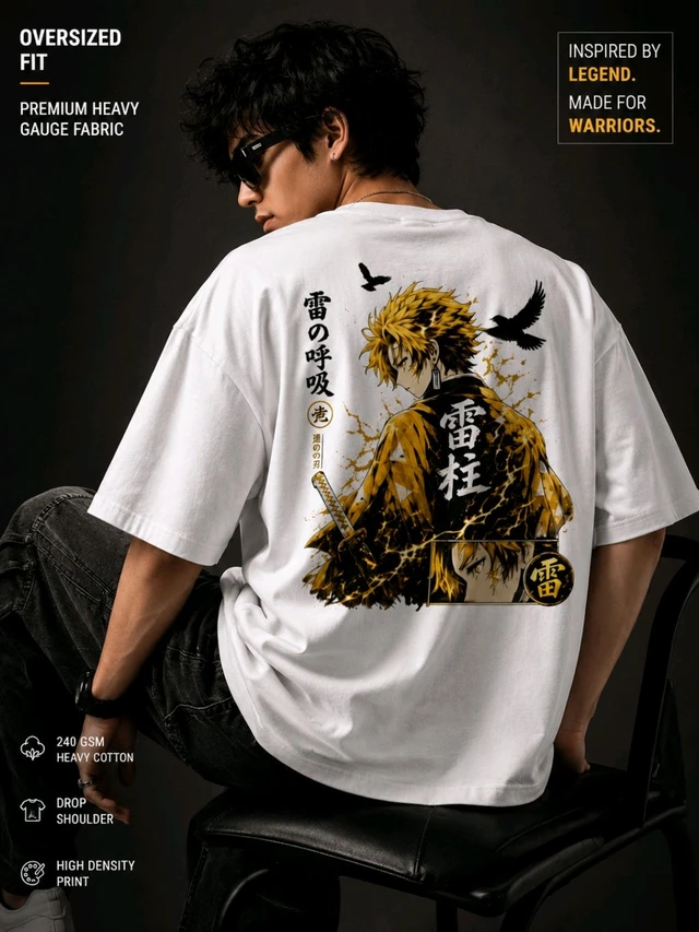 Zenitsu Print T-shirt - M