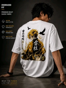 Zenitsu Print T-shirt - M