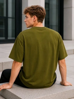 Olive Green Tees - S