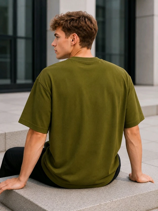 Olive Green Tees - S