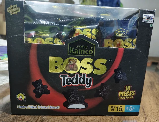 5/- Boss Teddy Box