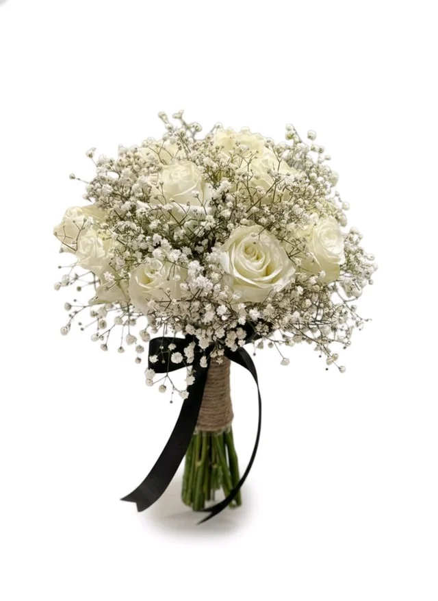 White Rose And Gypsy Bouquet