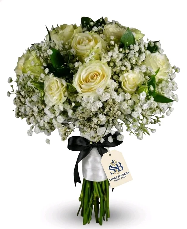 Yellow Rose And Gypsy Bouquet