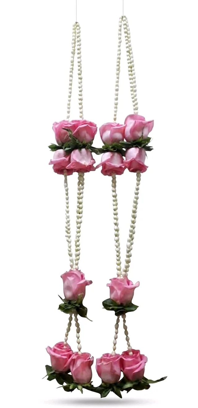 Tagad Kadi Detailing With Preety Rose Garland - 4foot