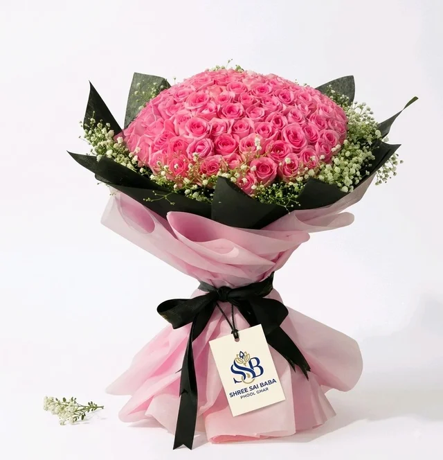 38 Roses Pink Rose Garden Luxury Bouquet