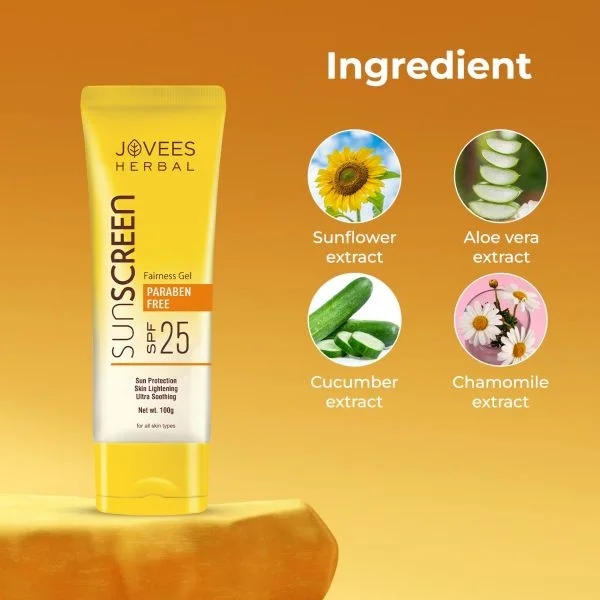 J Suncreen Gel Spf 25/-