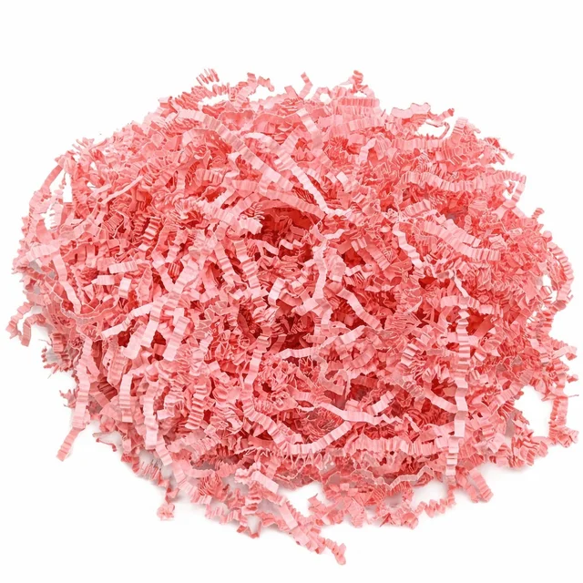 Baby Pink Premium Shredded Crinkle Paper Filler – Soft Cushion Packaging