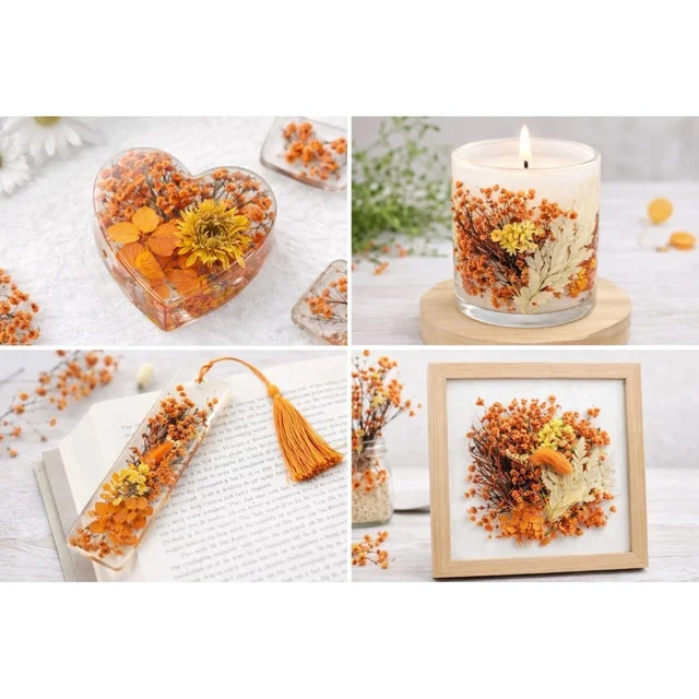 3D Dried Flowers