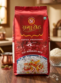 Samaroh S P 1121 Basmati Rice 1 Kg
