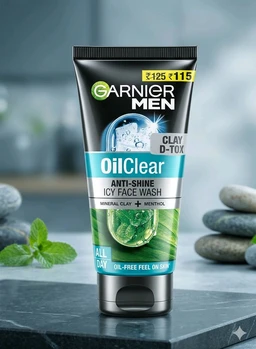 Garnier Men oil clear face wash 50g
