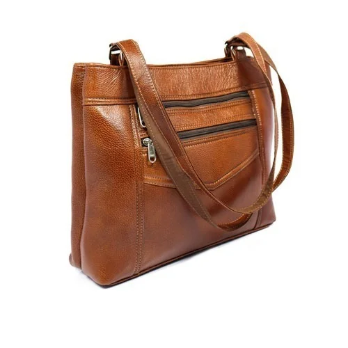 Leather Full Grain Natural Leather Top Handle Tote Handbags & Shoulder Bags