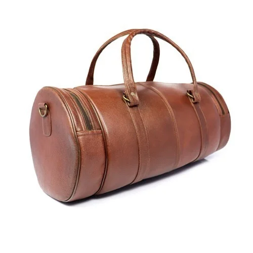 Premium Genuine Leather Travel & Gym Bags