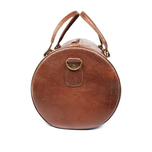 Premium Genuine Leather Travel & Gym Bags - 20 inches Standdrad, Brown