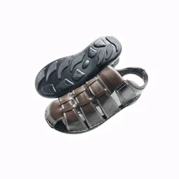 Genuine Leather Men's Trendy Sandals - 7, Morocco Brown