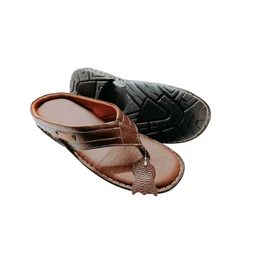 StepsCart Premium Leather Comfort Sandals - 6, Cinnamon