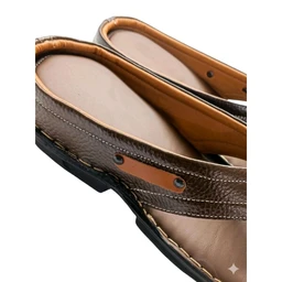 StepsCart Premium Leather Comfort Sandals - 6, Cinnamon