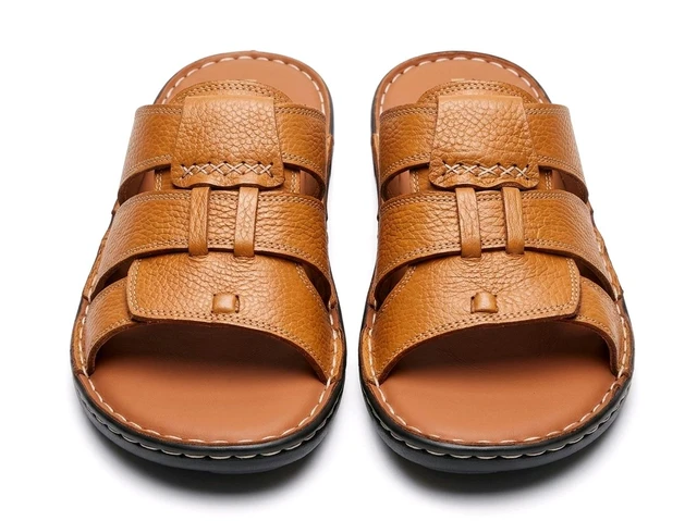 Street Flex Leather Sandals