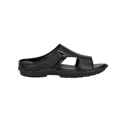 Royal Comfort Leather Sandals For Men - 6, Black