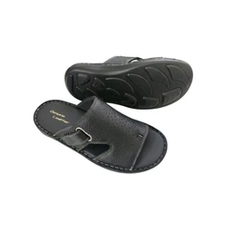 Gentle Walk Leather Sandals - 11, Black