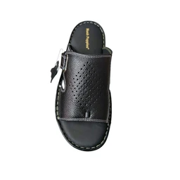 Gentle Walk Leather Sandals - 11, Black