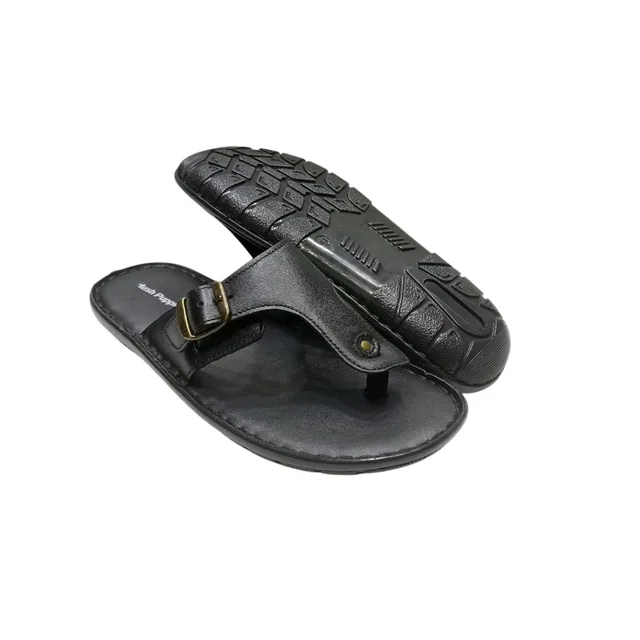 Urban Elite Black Dual-Strap Toe-Ring Sandals
- 7, Black