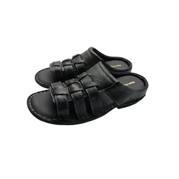 Active Walk Leather Sandals - 6, Black