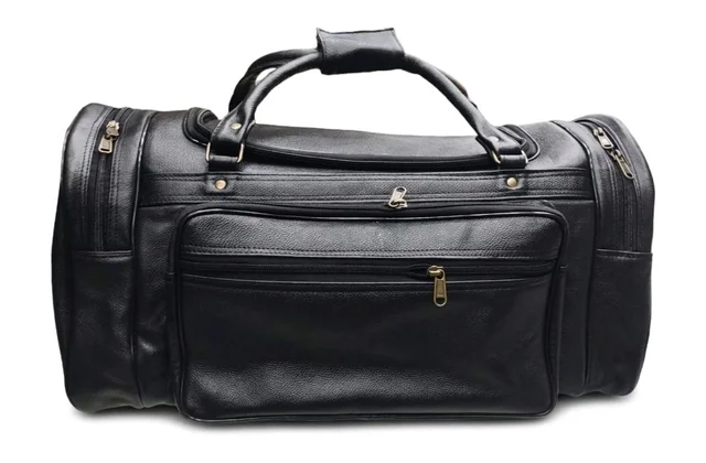 STEPSCART Premium Leather Travel Duffle Bag