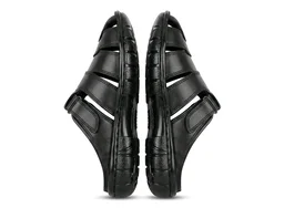 KingCraft Leather Sandals - 8, Black