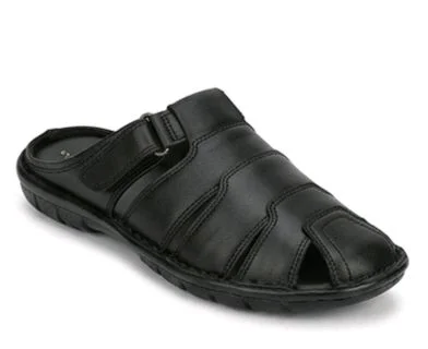 KingCraft Leather Sandals - 11, Black