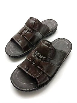 SoftStep Leather Sandals - 6, Morocco Brown