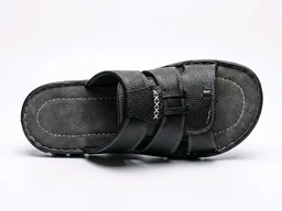SmoothStep Leather Sandals - 6, Black