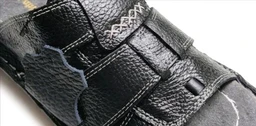 SmoothStep Leather Sandals - 6, Black