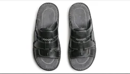 SmoothStep Leather Sandals - 11, Black