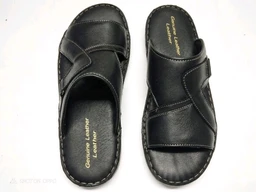 Bold Walk Leather Sandals - 6, Black