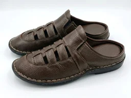 STEPSCART Royal Comfort Premium Genuine Leather Sandal - 7, Brown