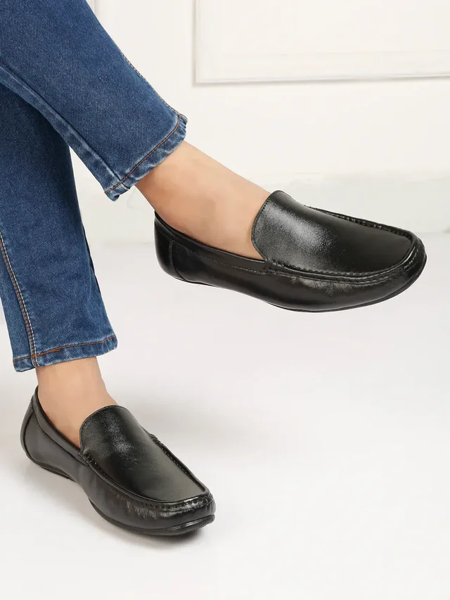 Executive Comfort Genuine Leather Formal Loafers for Men