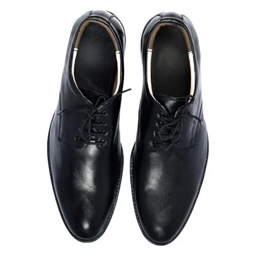 Stepscart Royal Derby Genuine Leather Formal Shoes - 6, Black