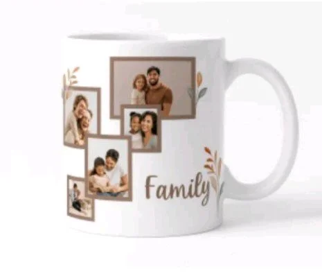 Customized Photo Printed Coffee Mug | Personalized White Ceramic Mug Gift 