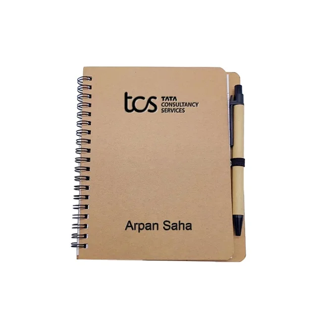 Customized Spiral Notebook & Pen Set | Personalized Corporate Gift Combo