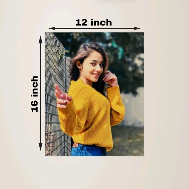 Giftflix Custom Photo Portrait Canvas Wall Print | Personalized Vertical Wall Decor - 10 inch Ć 8 inch