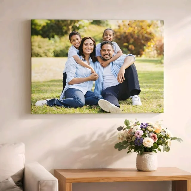Custom Photo Landscape Canvas Wall Print | Personalized Horizontal Wall Decor