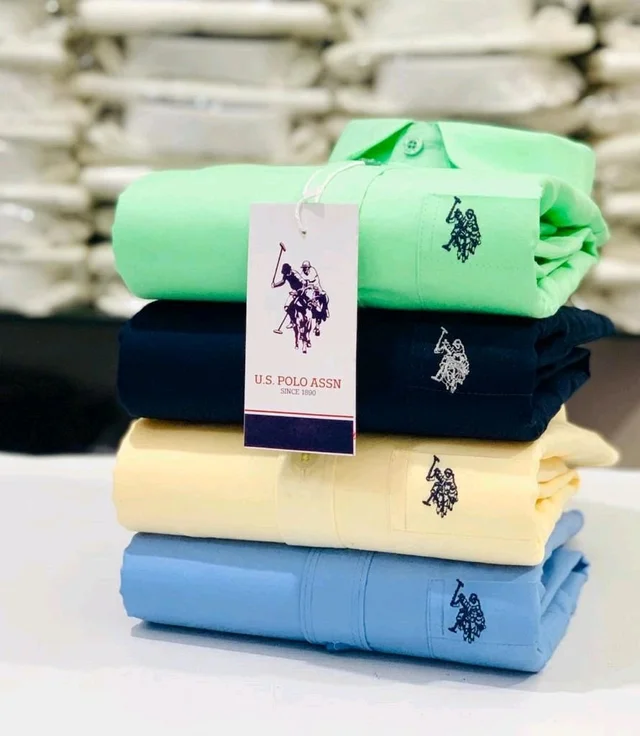 U.S Men's Plain Shirt Combo - Pack of 4 | Premium Cotton | Casual & Formal Wear - - XL-42