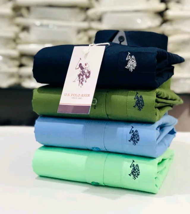 U.S Men's Plain Shirt Combo - Pack of 4 | Premium Cotton | Casual & Formal Wear - - M-38