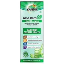 Zandu Aloe Vera + 5 Herbs Health Juice 1 l